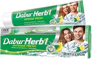 Dabur Herbal Mint Lemon T-Paste 150g V-Pack